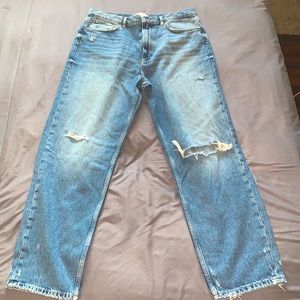 Zara |  Medium Blue | Relaxed Mom Fit | High Waist